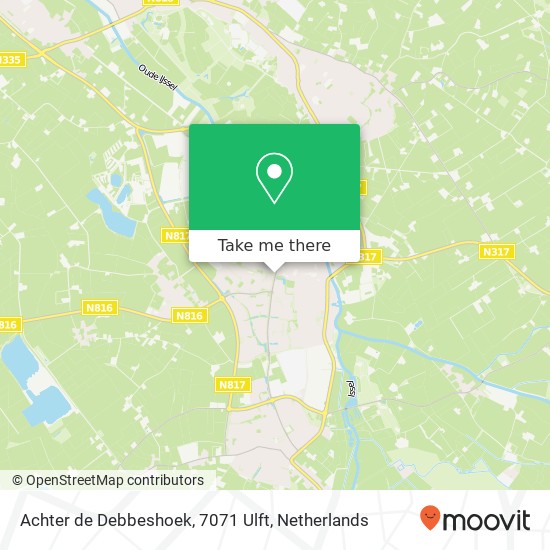 Achter de Debbeshoek, 7071 Ulft map