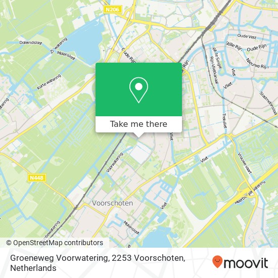 Groeneweg Voorwatering, 2253 Voorschoten Karte