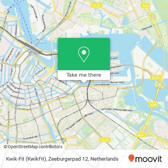 Kwik-Fit (KwikFit), Zeeburgerpad 12 Karte