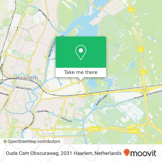 Oude Cam Obscuraweg, 2031 Haarlem map