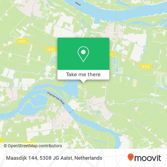 Maasdijk 144, 5308 JG Aalst map