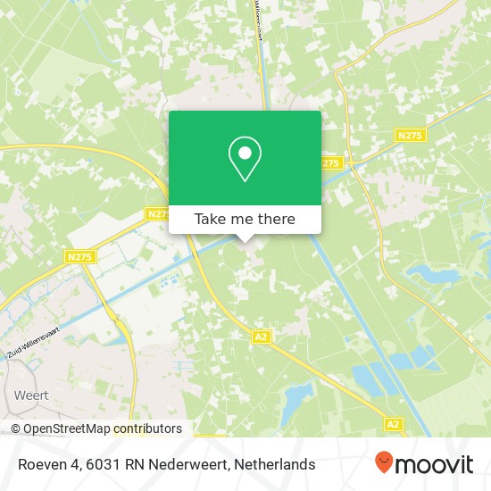 Roeven 4, 6031 RN Nederweert map