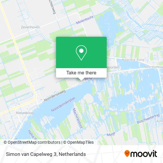 Simon van Capelweg 3 map