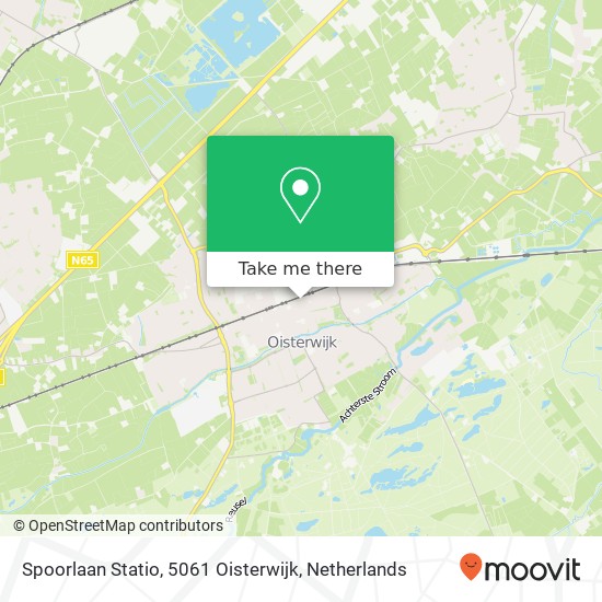 Spoorlaan Statio, 5061 Oisterwijk Karte