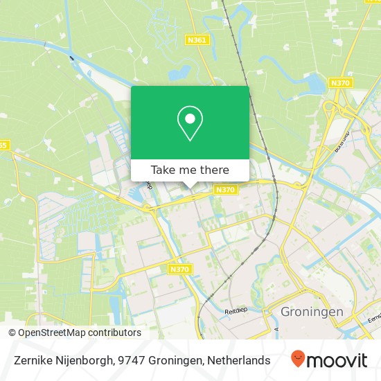 Zernike Nijenborgh, 9747 Groningen map