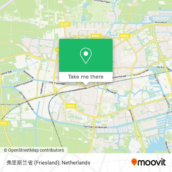 弗里斯兰省 (Friesland) map