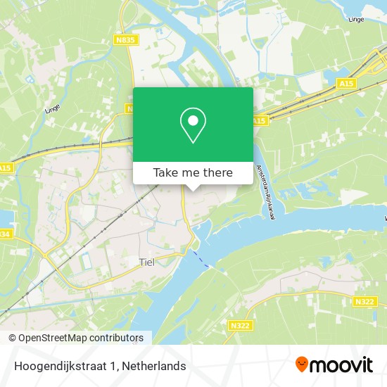 Hoogendijkstraat 1 map