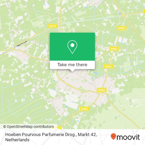 Hoeben Pourvous Parfumerie Drog., Markt 42 map