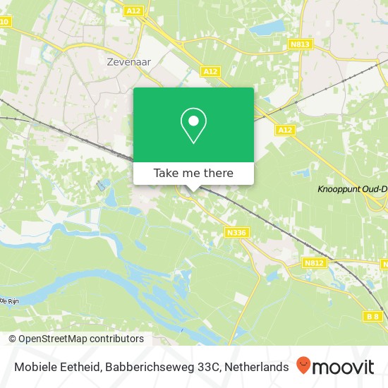 Mobiele Eetheid, Babberichseweg 33C map