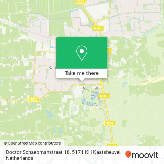 Doctor Schaepmanstraat 18, 5171 KH Kaatsheuvel map