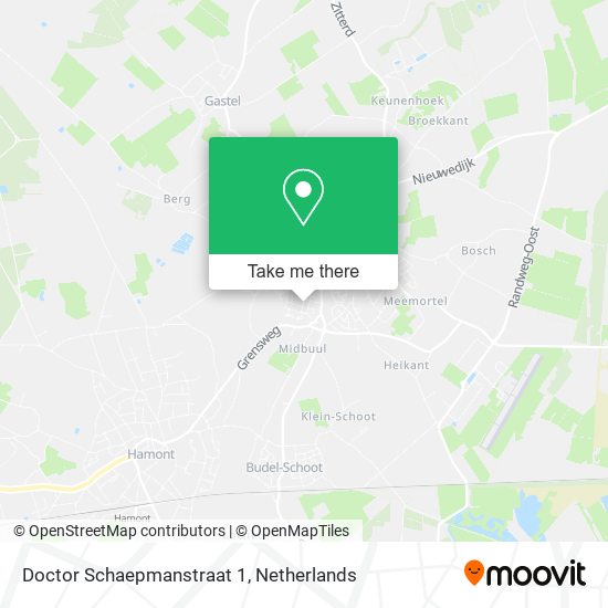 Doctor Schaepmanstraat 1 map