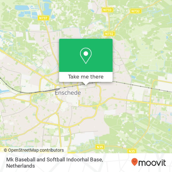 Mk Baseball and Softball Indoorhal Base Karte