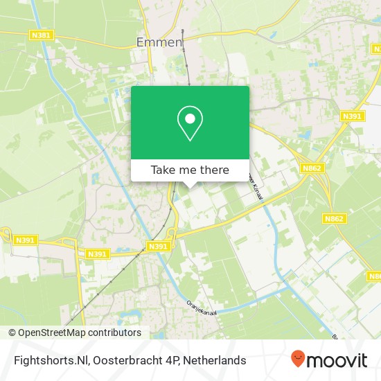 Fightshorts.Nl, Oosterbracht 4P Karte