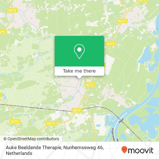 Auke Beeldende Therapie, Nunhemseweg 46 map