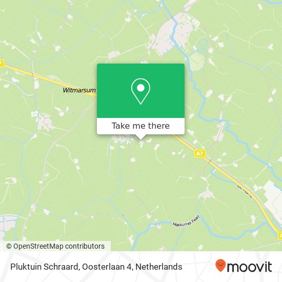 Pluktuin Schraard, Oosterlaan 4 map