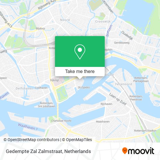 Gedempte Zal Zalmstraat map