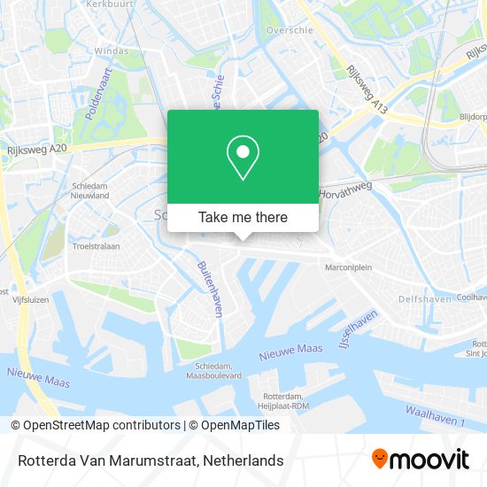 Rotterda Van Marumstraat map