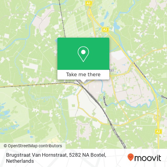 Brugstraat Van Hornstraat, 5282 NA Boxtel map