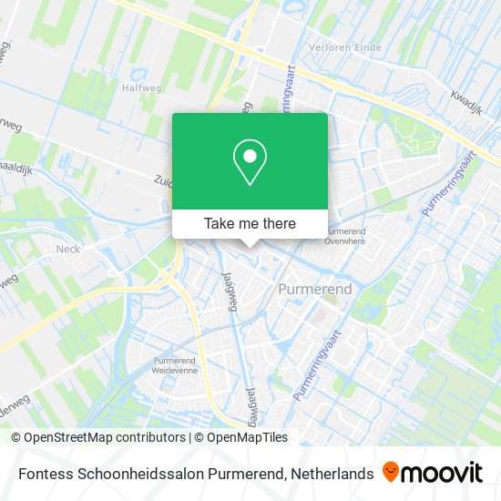 Fontess Schoonheidssalon Purmerend map