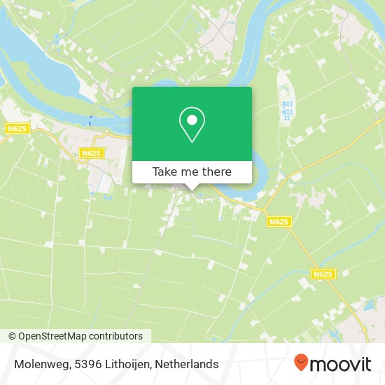 Molenweg, 5396 Lithoijen map