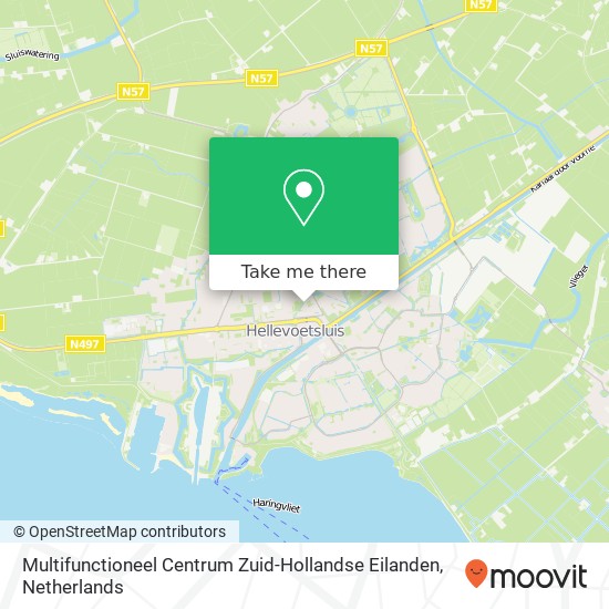 Multifunctioneel Centrum Zuid-Hollandse Eilanden map