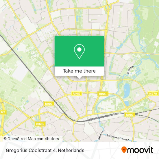 Gregorius Coolstraat 4 map