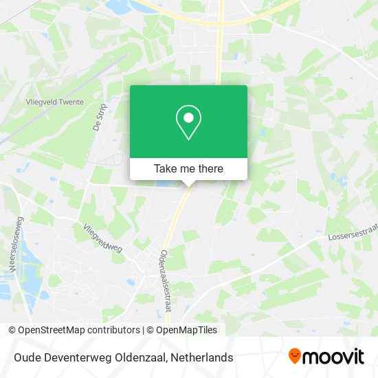 Oude Deventerweg Oldenzaal map