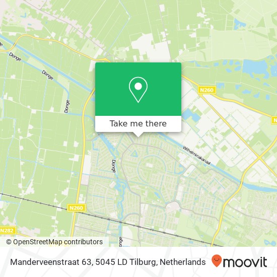 Manderveenstraat 63, 5045 LD Tilburg Karte