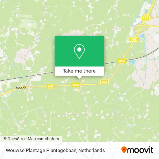Wouwse Plantage Plantagebaan map