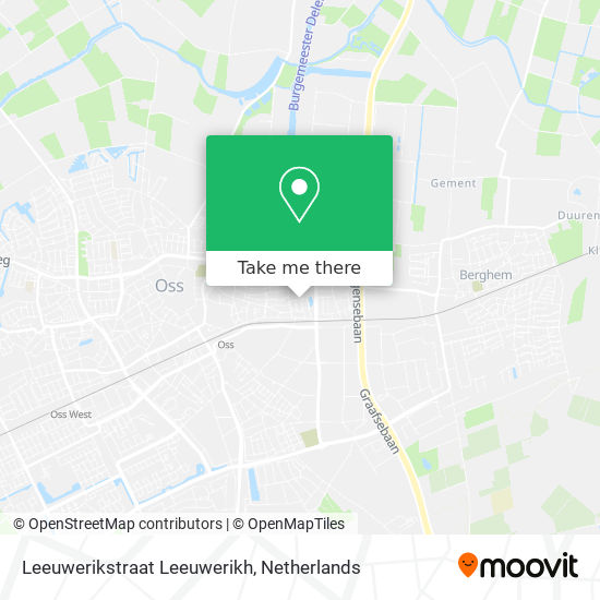 Leeuwerikstraat Leeuwerikh map