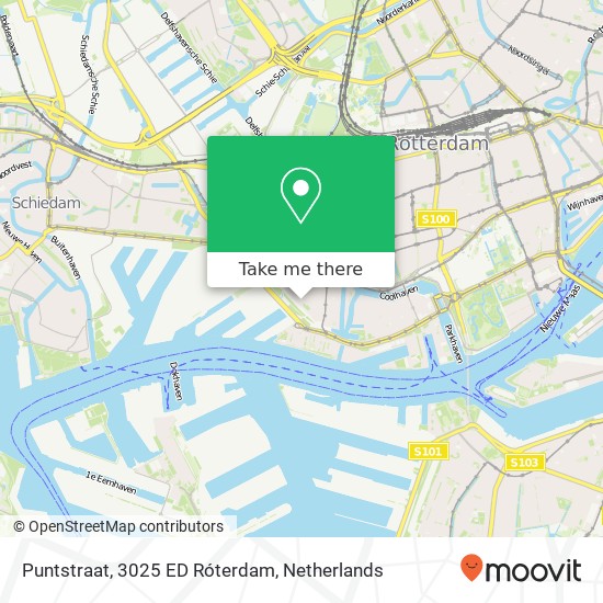 Puntstraat, 3025 ED Róterdam map