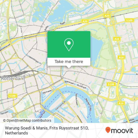 Warung Soedi & Manis, Frits Ruysstraat 51D map