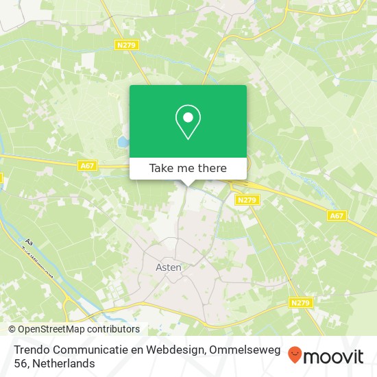 Trendo Communicatie en Webdesign, Ommelseweg 56 Karte