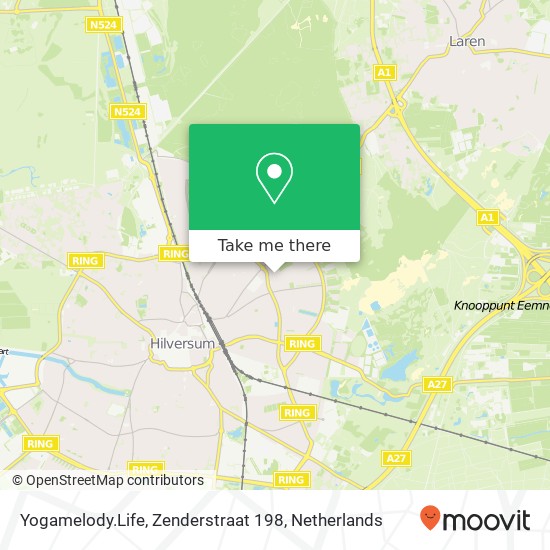 Yogamelody.Life, Zenderstraat 198 map