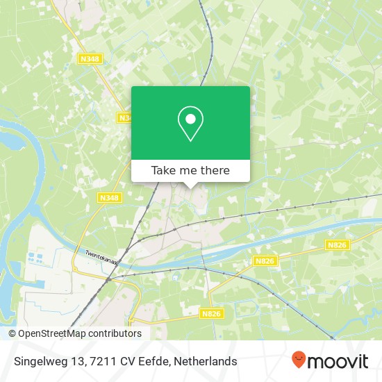 Singelweg 13, 7211 CV Eefde map