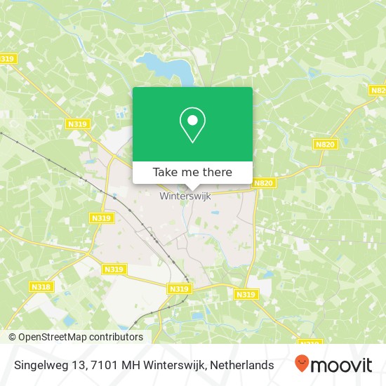 Singelweg 13, 7101 MH Winterswijk map