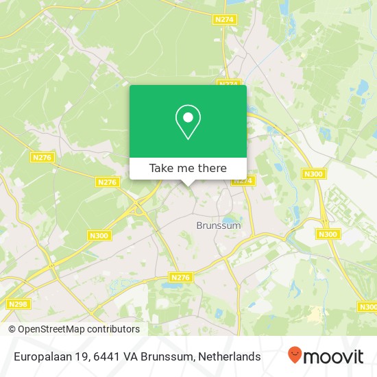 Europalaan 19, 6441 VA Brunssum map