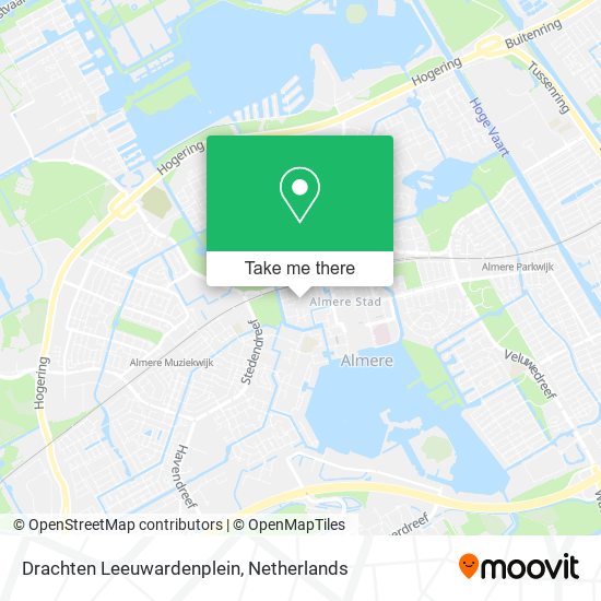 Drachten Leeuwardenplein map
