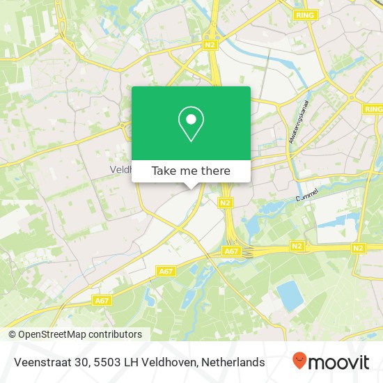 Veenstraat 30, 5503 LH Veldhoven map