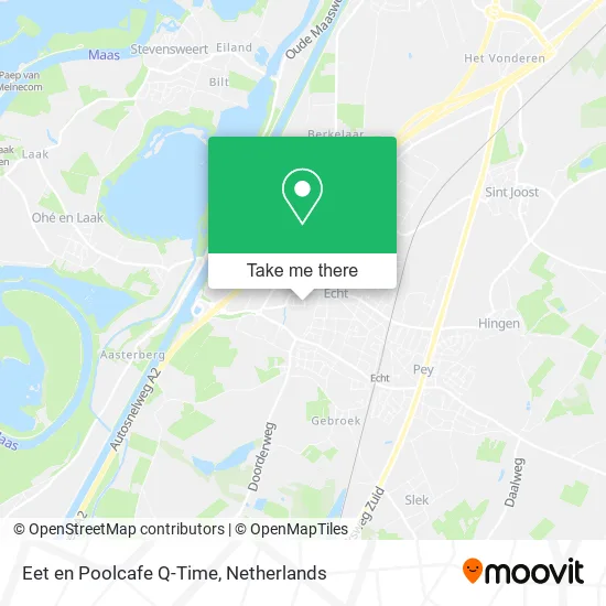 Eet en Poolcafe Q-Time map