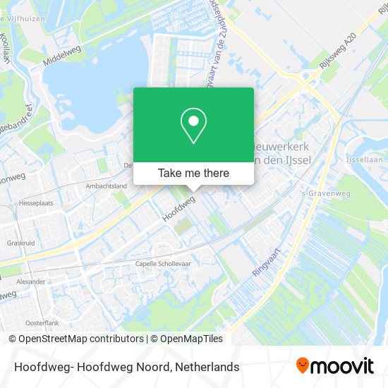 Hoofdweg- Hoofdweg Noord map