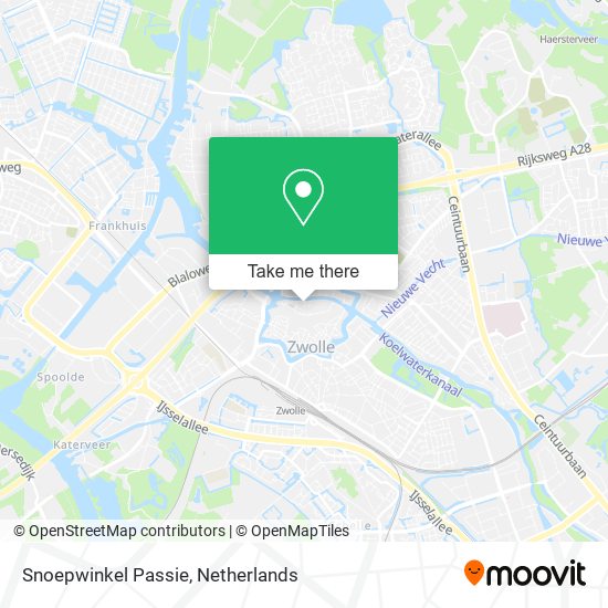 Snoepwinkel Passie map