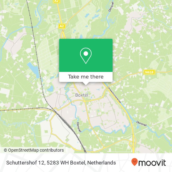 Schuttershof 12, 5283 WH Boxtel map