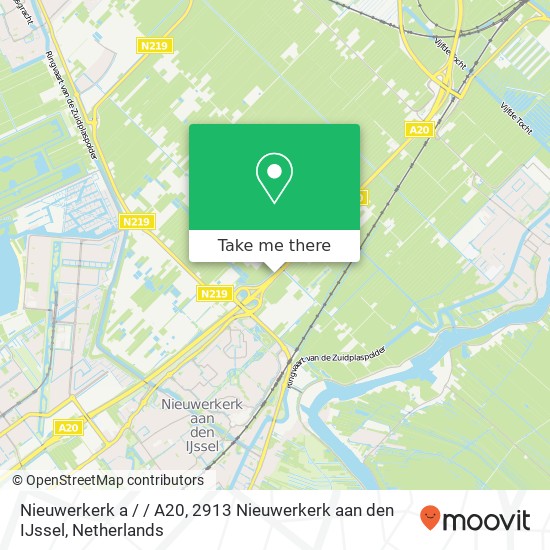 Nieuwerkerk a / / A20, 2913 Nieuwerkerk aan den IJssel Karte