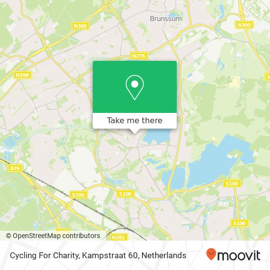 Cycling For Charity, Kampstraat 60 map