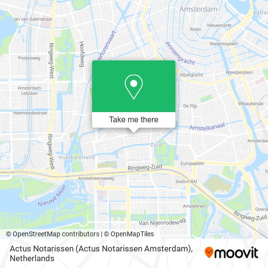 Actus Notarissen (Actus Notarissen Amsterdam) map