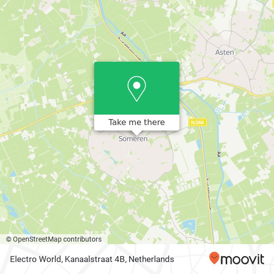 Electro World, Kanaalstraat 4B map