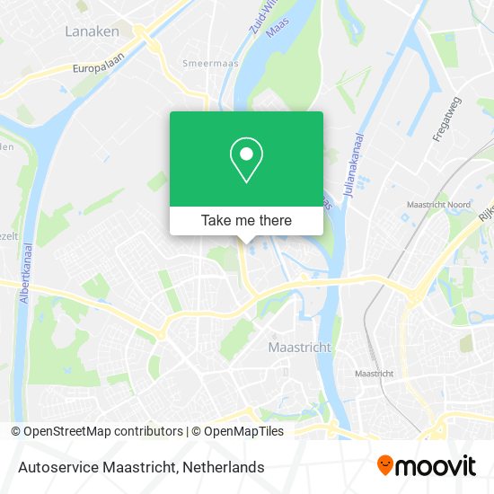 Autoservice Maastricht map