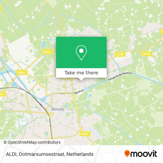 how to get to aldi ootmarsumsestraat in almelo by bus or train moovit