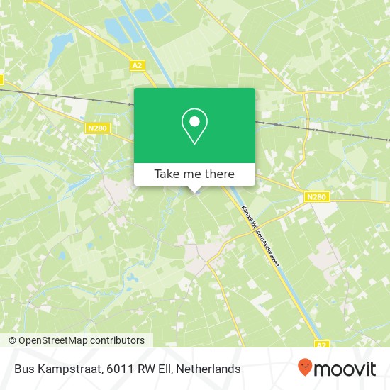 Bus Kampstraat, 6011 RW Ell map